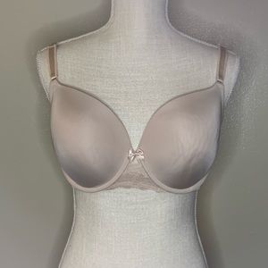 Torrid Curves Tan 360 Back Smoothing Push-Up T-Shirt Bra 38DD